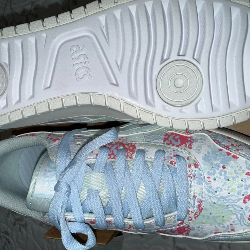 NEW IN BOX- SOLD OUT Asics Japan S PF White Soothing Sea 9.5 - Picture 9 of 12